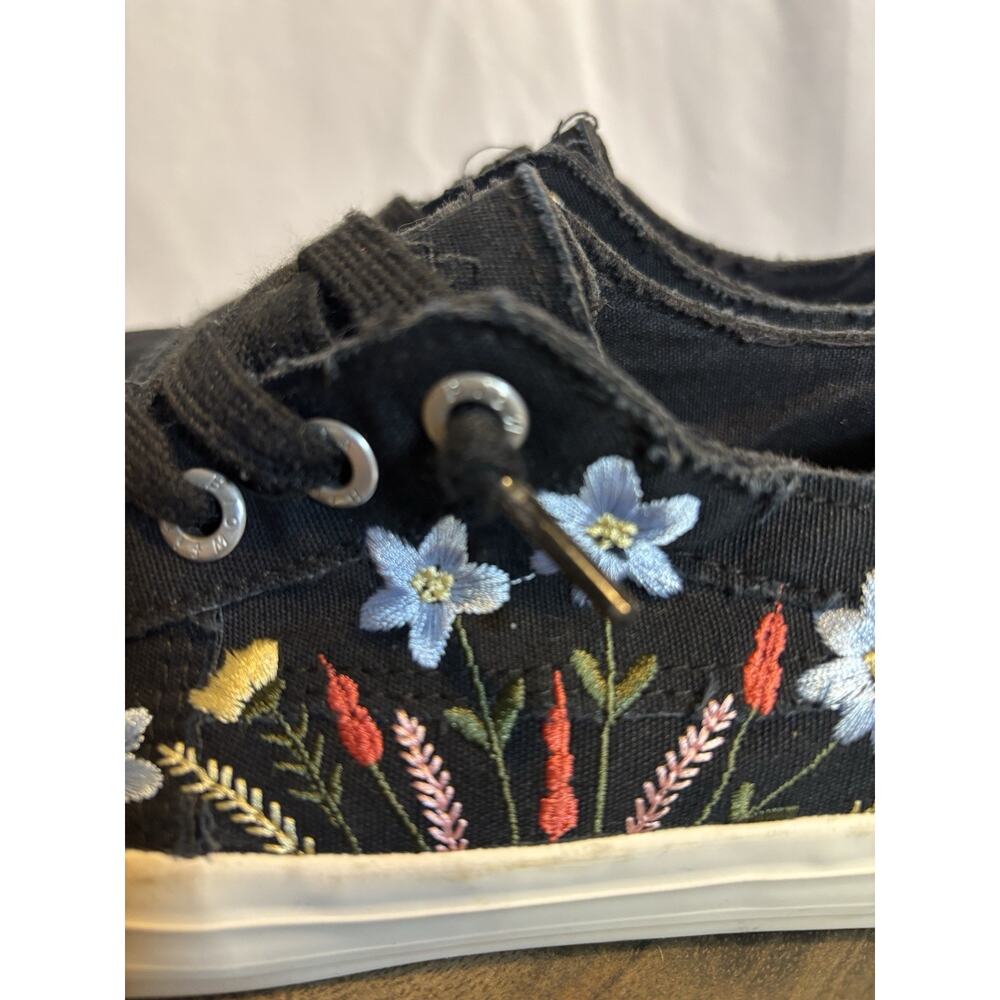 Blowfish Malibu Women’s Embroidered Floral Sneakers Size 7.5 - Picture 5 of 8